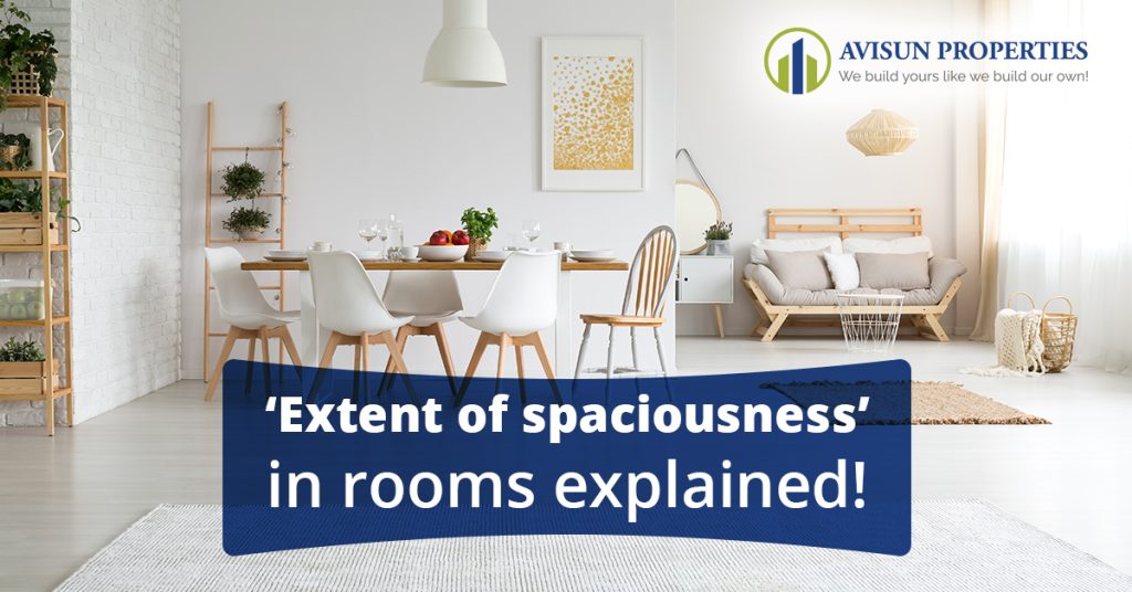 Extent of spaciousness in rooms explained 1