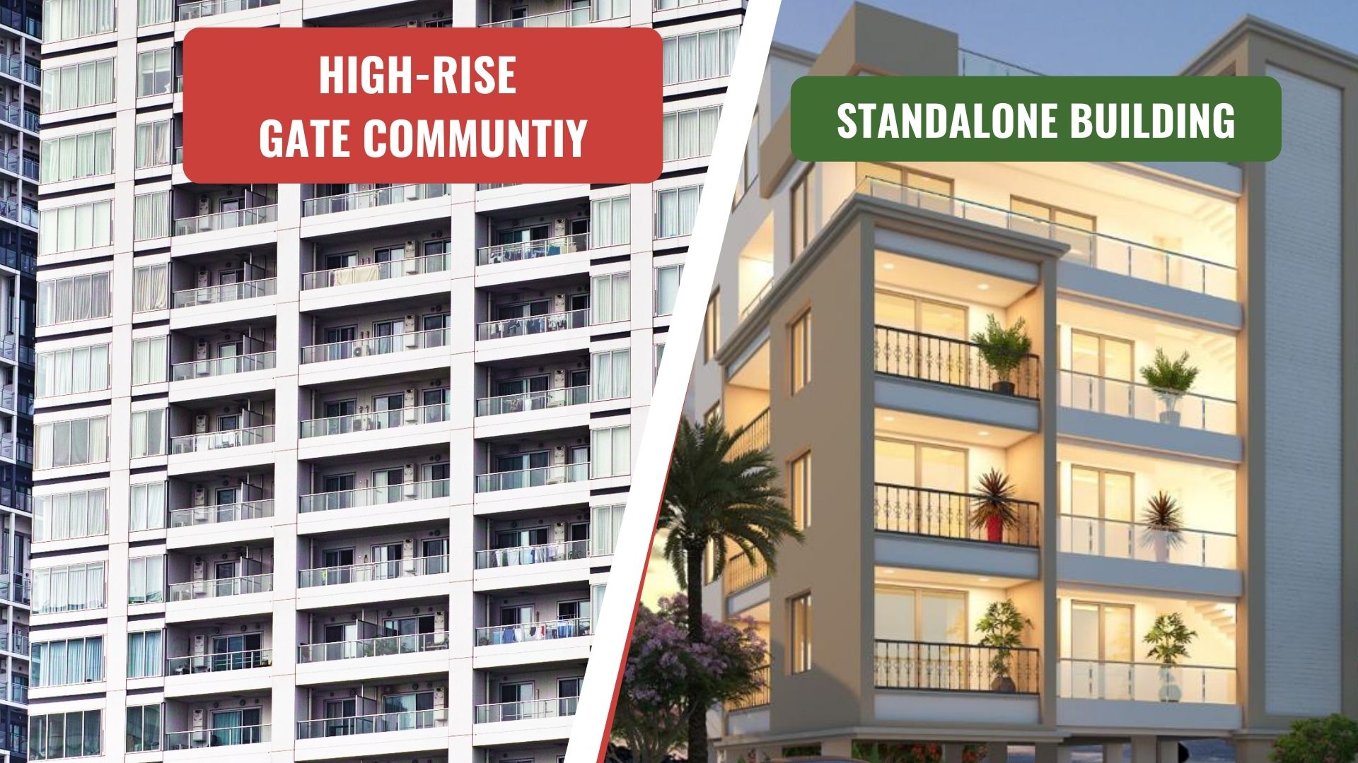 Why is a standalone building the most suitable option for a 3 BHK independent i.e builders floor apartment in Hyderabad? 1 builders floor