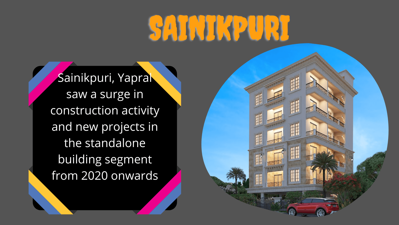 Localities like Sainikpuri and Yapral take the centre stage for homebuyers of 2BHK and 3BHK flats in Hyderabad! 7 sainikpuri 4 min