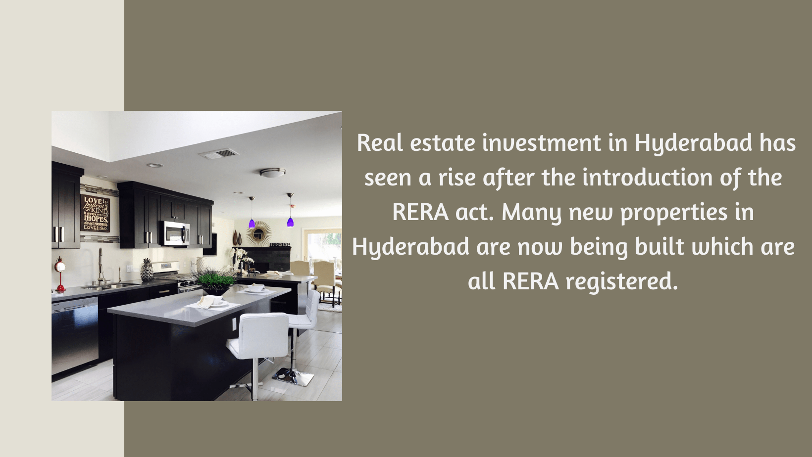 RERA: a boon for homebuyers making the home-purchase process safe and tension-free! 5 Real estate investment in Hyderabad has seen a rise after the introduction of the RERA act
