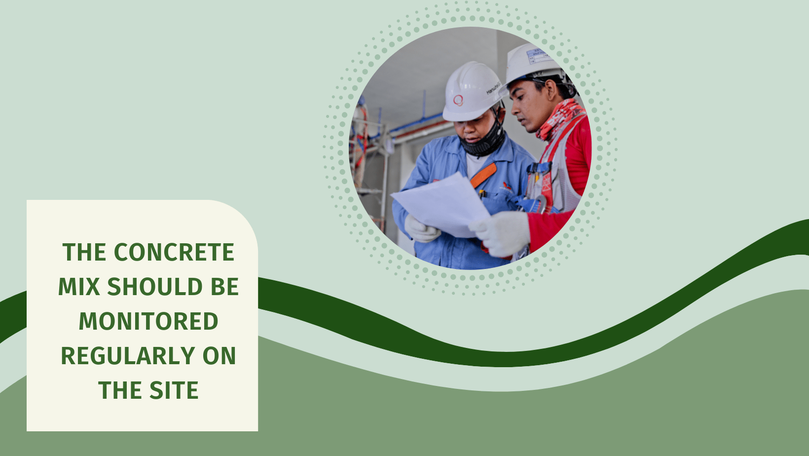 Checking the quality of construction: a perspective for a 2 or 3 BHK homebuyers in Hyderabad, India! 7 The concrete mix should be monitored regularly on the si(for quality of construction)