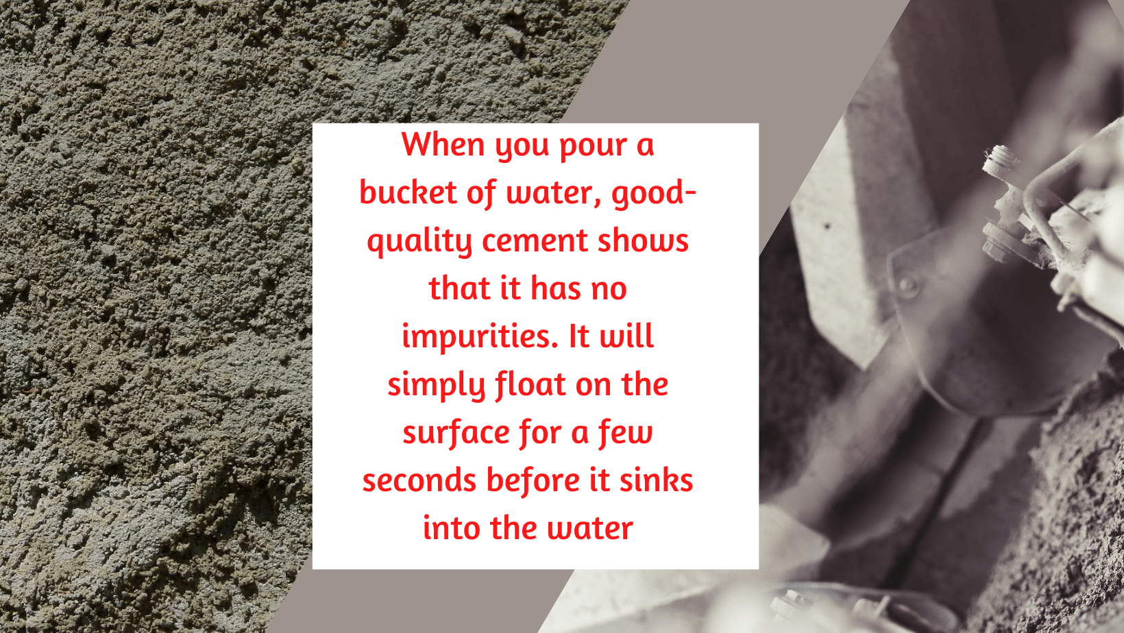 Basics about ‘Quality of Cement’ as you buy your dream home in India! 9 good quality cement min 1