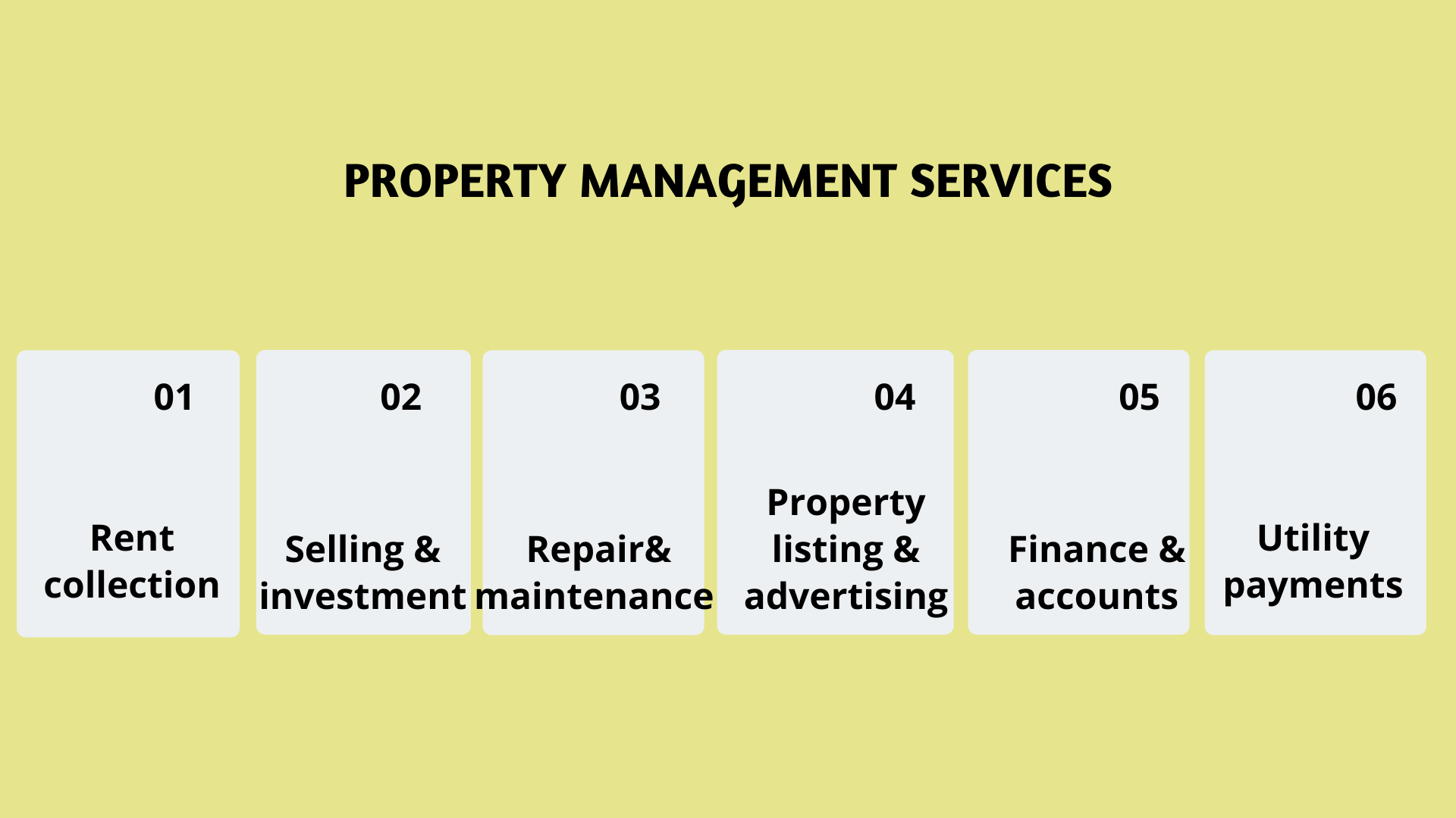 Property management services in India for residential properties! 1 Property management services