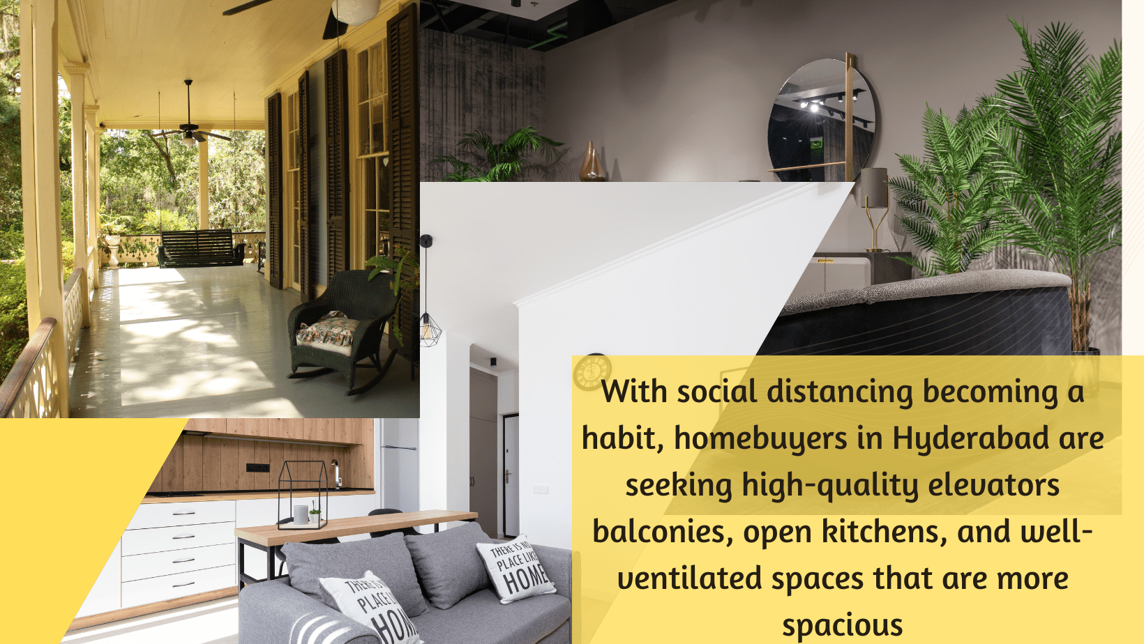 Homebuyers in Hyderabad: Seeking ‘quality of life’ while searching for a 2 and 3 BHK flat 3 More spacious elevators, stairs, balconies, open kitchen, and well-ventilated spaces | Homebuyers in Hyderabad