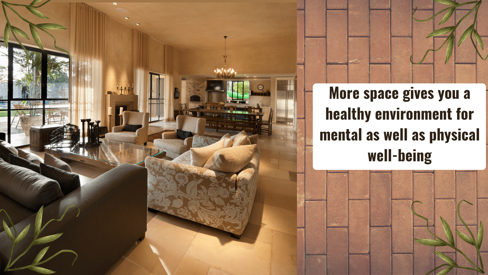 6 Undeniable reasons to love a 3 BHK flat in Hyderabad! 5 More space gives you a healthy environment | 3 BHK flat in Hyderabad