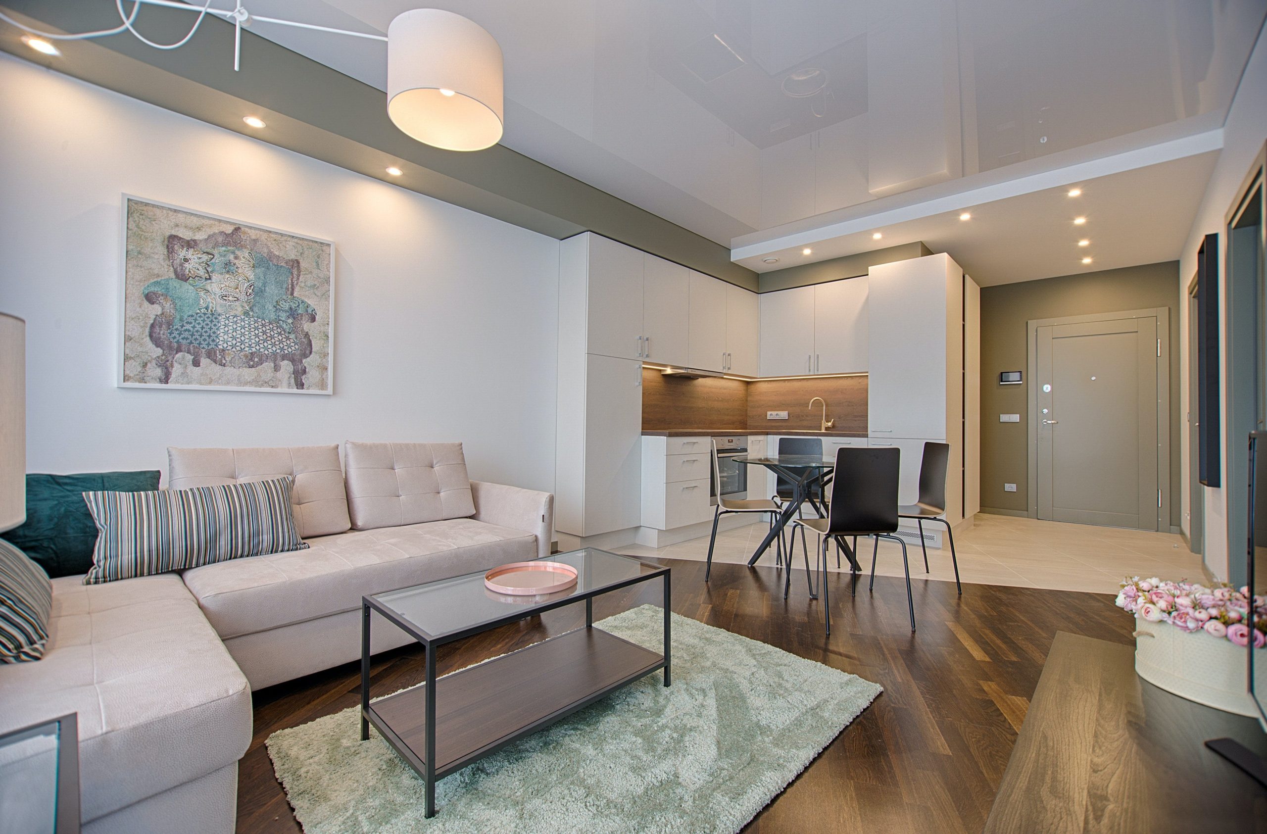 Space-saving, stylish and efficient ‘interior design ideas’ for home buyers of 2bhk and 3bhk apartments in India- Part I 11 Use Mirrors and Reflective (Glossy) surfaces to create a feeling of ‘openness and spaciousness’