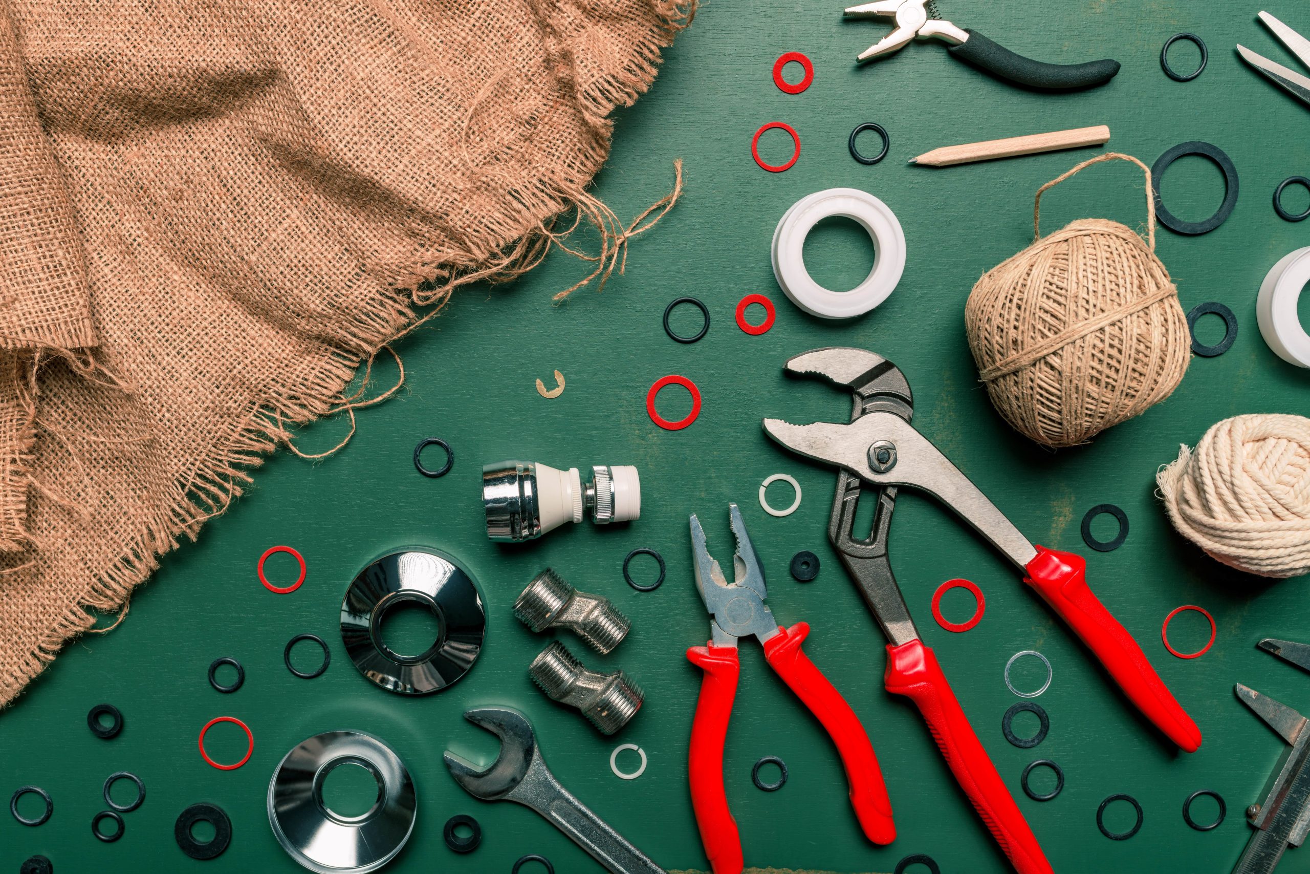 top view plumbing tools min scaled
