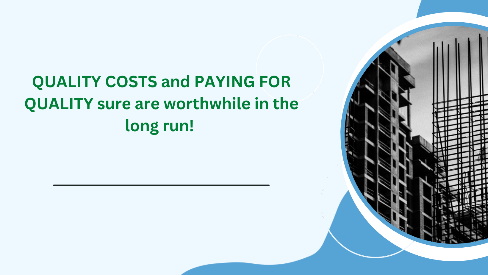 Excessively low cost housing deals: potential trap to a sub-standard home! 5 QUALITY COSTS and PAYING FOR QUALITY sure are worthwhile in the long run! | Low cost housing deals