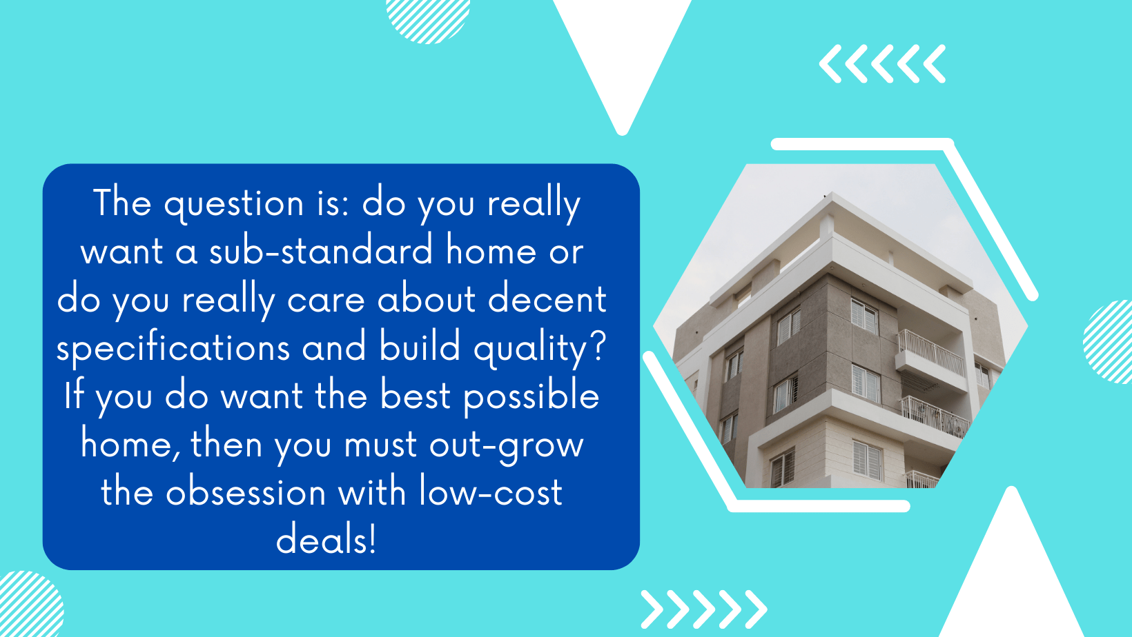 Excessively low cost housing deals: potential trap to a sub-standard home! 3 Excessively low cost housing deals: potential trap to a sub-standard home!