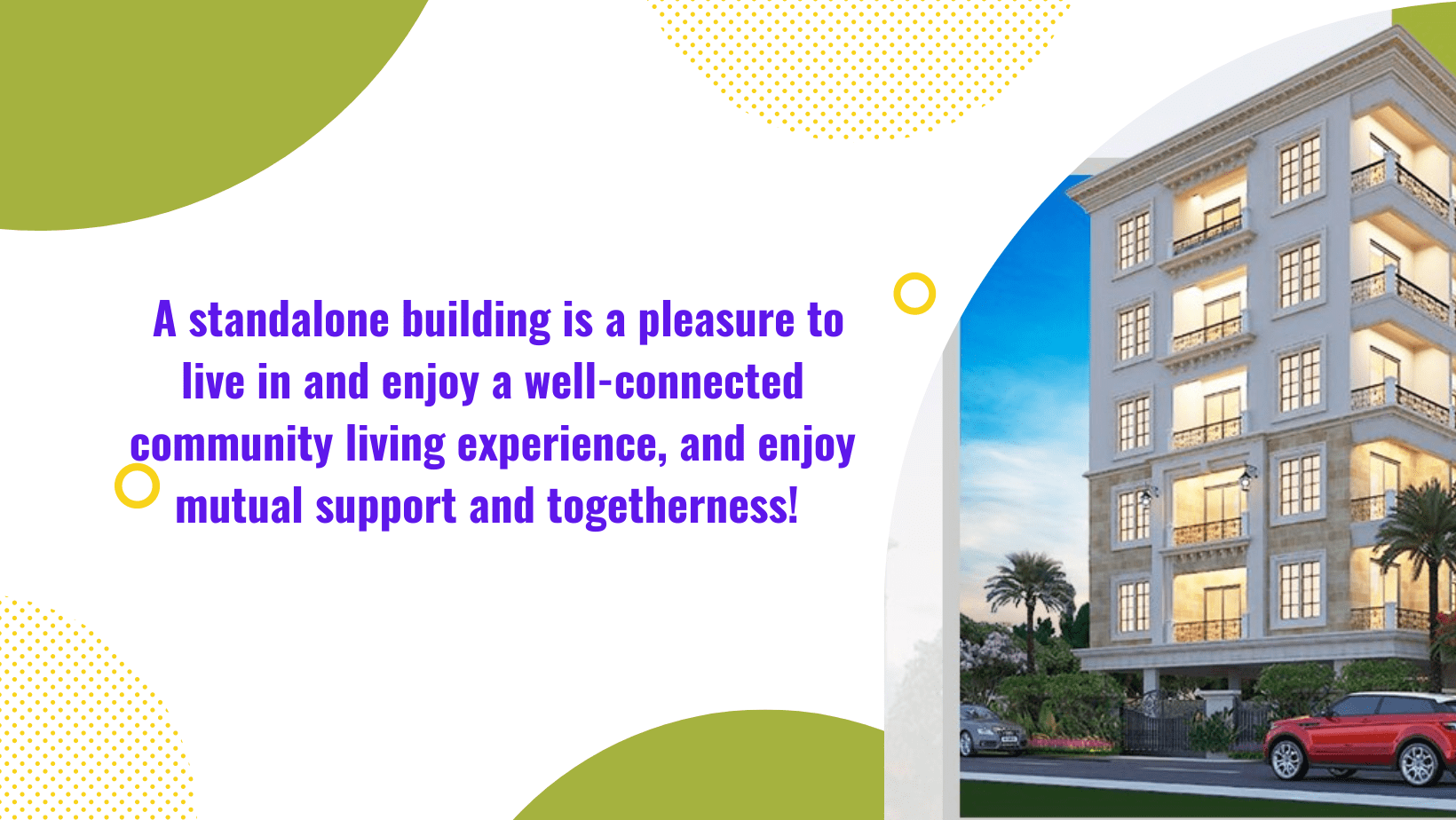 Is a 3 BHK flat in a ‘standalone building’ in Sainikpuri location really worth it? 1 Standalone buildings in a 5-storey configuration are cropping up in an extremely innovative fashion in this beautiful sainikpuri locality!