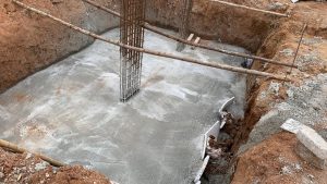 Praneetham 27 Footings concrete filling 4