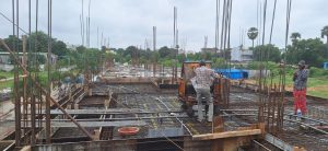 Slab steel work 2