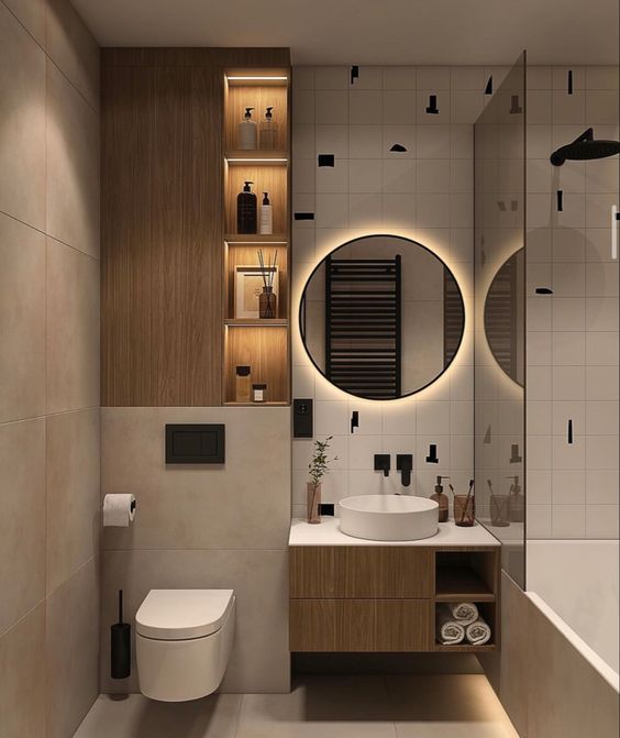 Stylish & Practical Bathroom Ideas for Indian Homes – Pt 1 5 Luxury-Bathroom-Ideas-Small-Bathroom-Decor-Ideas-Bathroom-Interior-Bathroom-Tils-Mirror