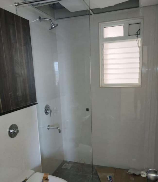 Stylish & Practical Bathroom Ideas for Indian Homes – Pt 1 26 only fixed without door shower partition