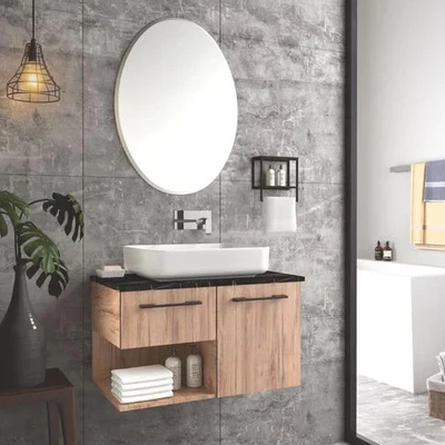 Stylish & Practical Bathroom Ideas for India – Part 2 53 Large Space Bathroom Storage Vanity