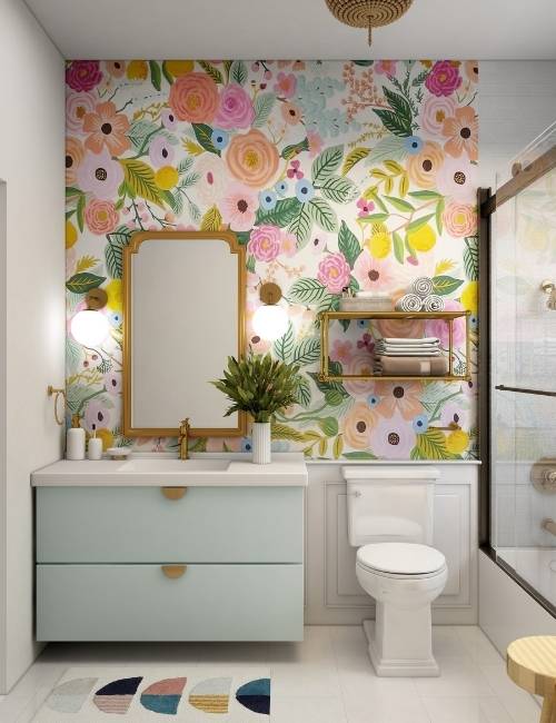 Stylish & Practical Bathroom Ideas for India – Part 2 21 ultimate-guide-to-bathroom-wallpaper