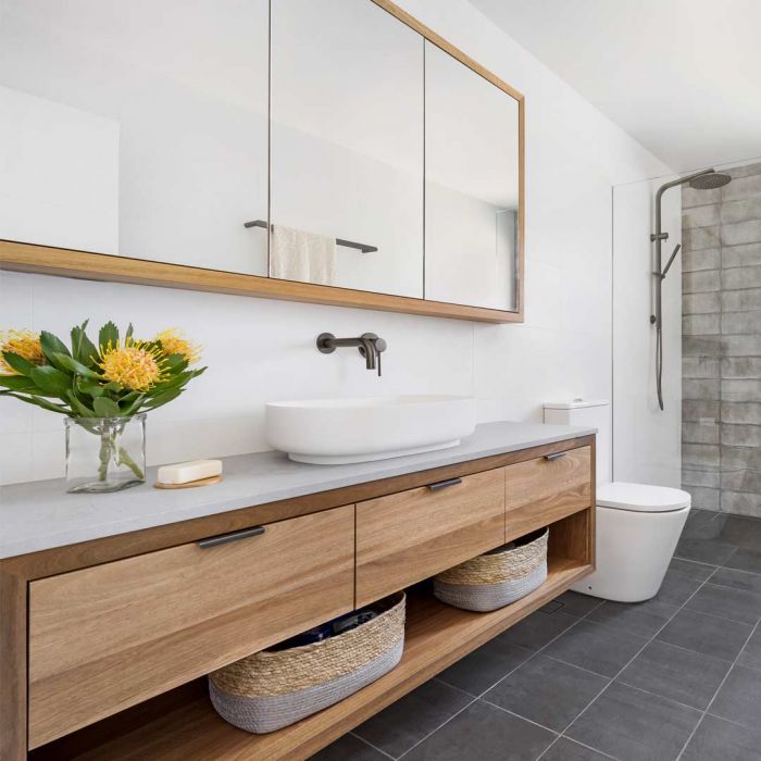 Bathroom Storage Ideas for Indian Upper-Middle Homes 6 Bathroom Timber Vanity Sydney - Custom Made in Australia