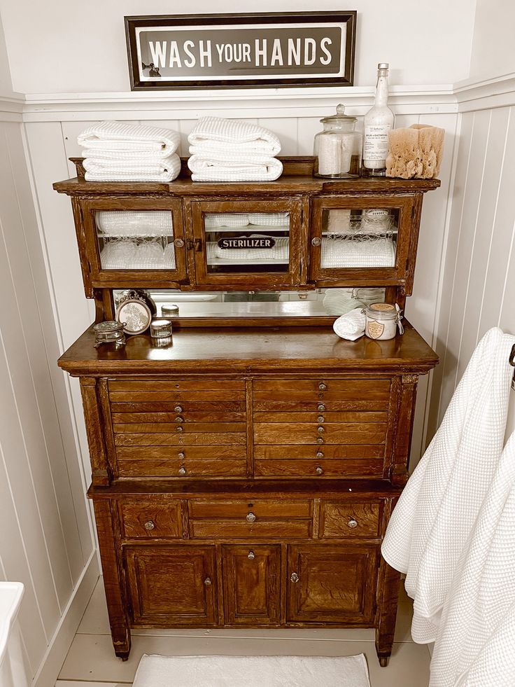 Bathroom Storage Ideas for Indian Upper-Middle Homes 20 Unique Bathroom Antique Cabinet
